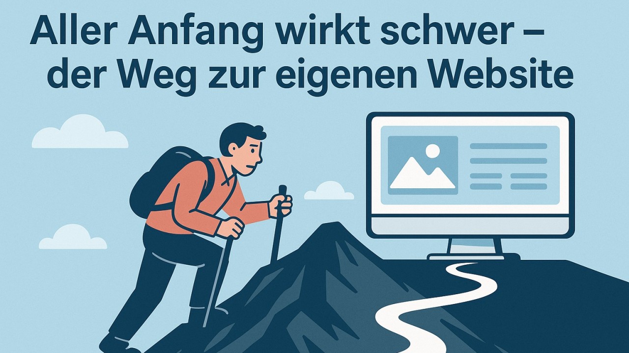 Aller Anfang wirkt Schwer – Der Weg zur eigenen Website